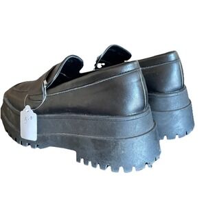 London Rebel Chunky Platform Loafers 5.5 Dark Academia Preppy Grunge E-girl